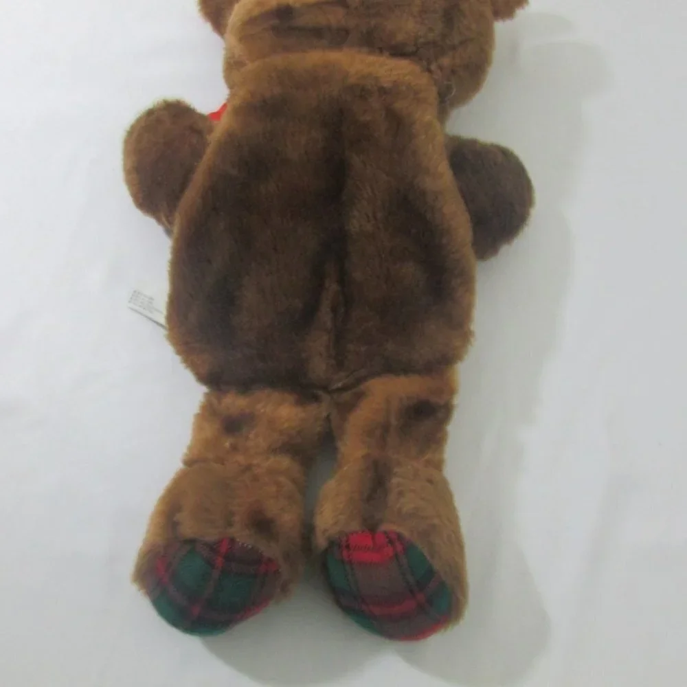 House Of Lloyd Reindeer Stocking Bag Vintage Plush